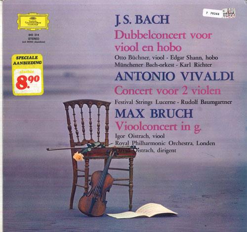 

LP Record OTTO BUCHNER EDGAR SHANN KARL RIC J S Bach Dubbelconcert Voor Viool E 643214 DEUTSCHE GRAMMO 1968 Netherland Classical Used