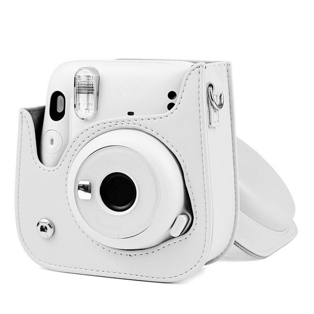 PU Leather Case Bag with Shoulder Strap for Fujifilm Instax Mini 11 Camera