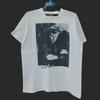 Vintage 90's David Bowie English Singer Songwriter Actor White Large T Shirt Genre Art Rock Glam Rock Pop Electronic Music Size L