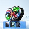 double  Semiconductor Cooling Chip Mobile Phone Coolers with Color  Light & Temp Display Cooling System for Gaming & Str