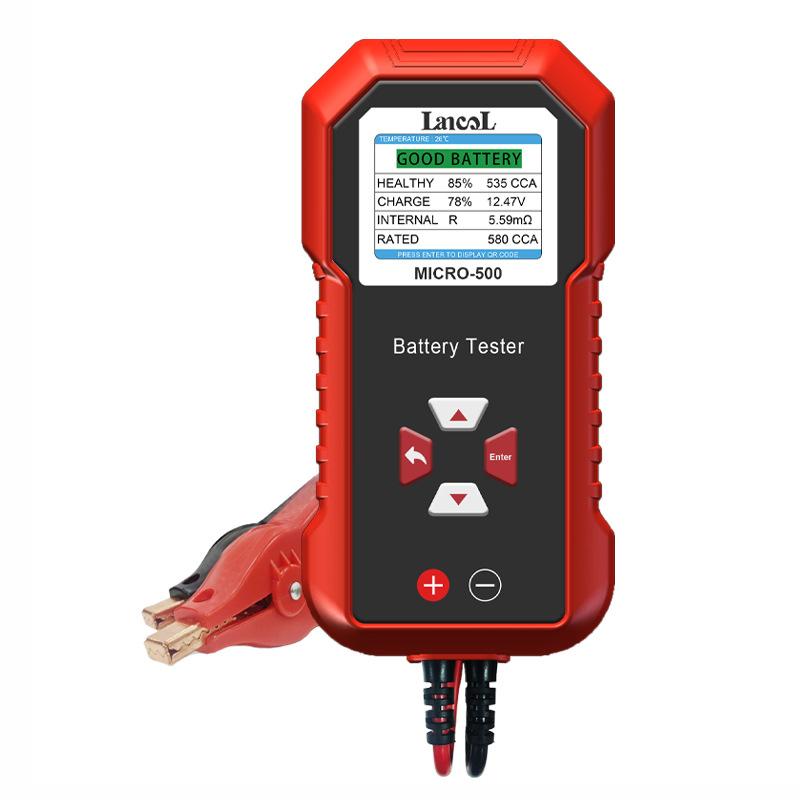 LANCOL Micro 500 Car Battery Tester 12V Lithium Battery Test Digital Lead Acid Battery Analyzer