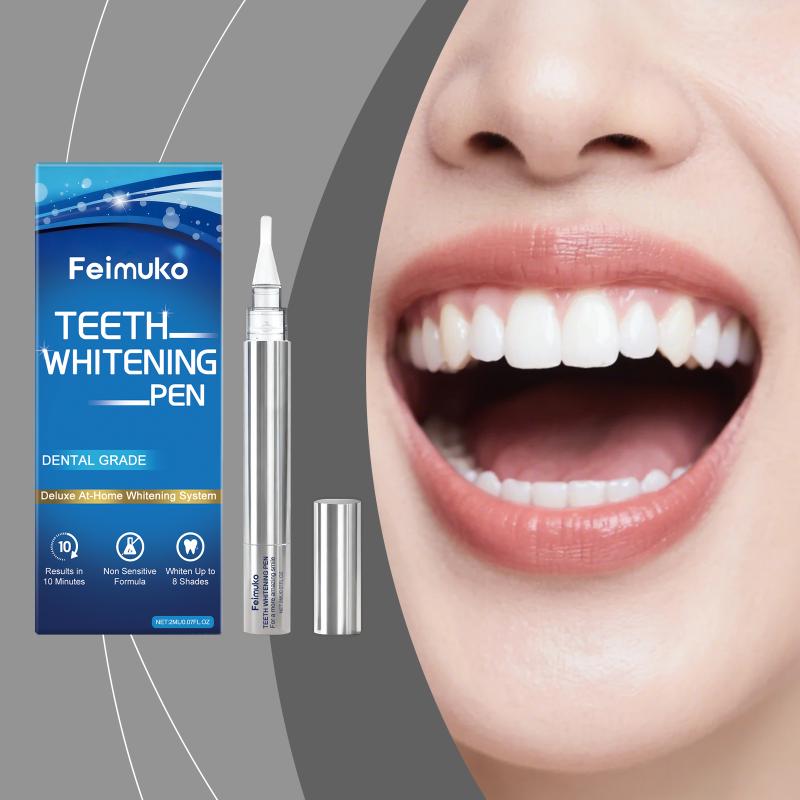 Teeth Whitening Serum Pen Brighting Teeth Effectively Removes Dental Plaque Freshens Breath Non Sensitive Portable Oral Care 2Ml