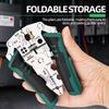 Foldable Wire Stripping Pliers Voltage Testing Cable Cutting Crimping Pliers Multifunctional Wire Stripper Electrician Pliers