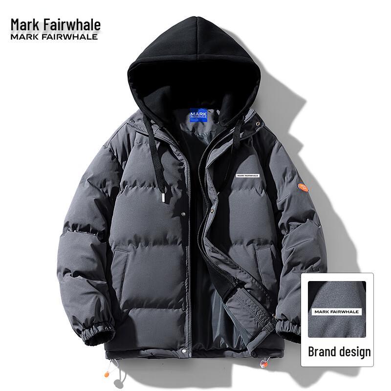 Mark Fairwhale Men's Hooded Padded Winter Jacket