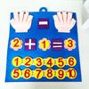 Non-Toxic Children Early Education Enlightenment Cognitive Mathematics Busy Board Felt Board Montessori Toys Math For Kids Toys Gifts