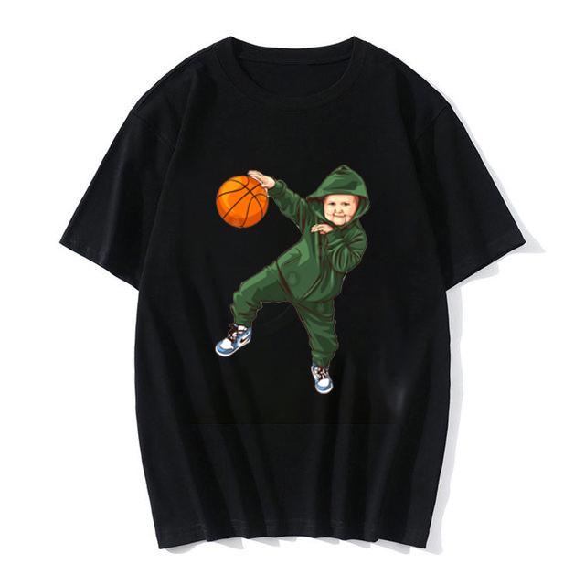 Funny Team Hasbulla Smile Classic T Shirt Russia Hasbulla Fighting Meme Retro Men Clothing Casual Soft Summer Top Asian Size