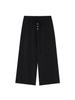 Sio Elastic Waist Stripe Pants [Black]