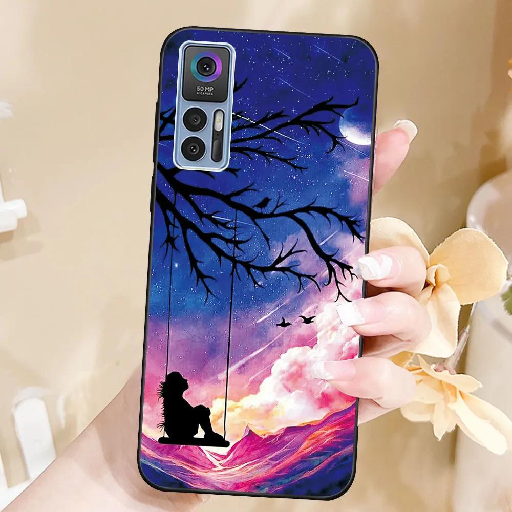 Case For TCL 30 5G Coque TCL 30 Plus TPU Soft Silicone Fashion Phone Funda For TCL 30 Plus Back Cover Case Luxury Capa Bumper
