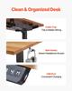 Standing Desk Frame Triple Motor, Electric 3 Leg Corner Table Legs, Adjustable Height 60-125 Cm, 4 Memory Height Settings Stand Up Sit To Stand Desk