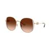 Brown Gradient Round Ladies Sunglasses Hc7176b 900574 54