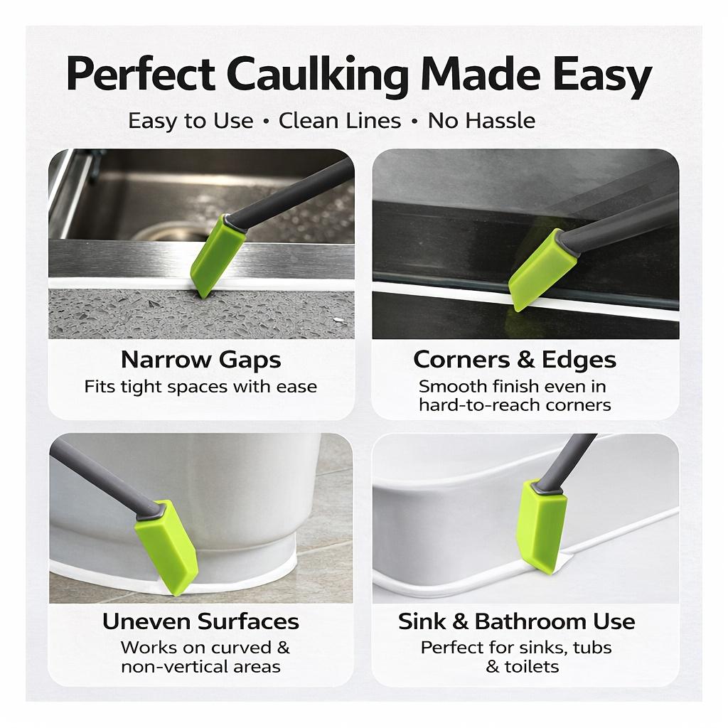 Multi Angle Sealant Scraper, Plastic Angle Joint Filling Tool, Tile Gap Removal Scraper, Bathroom Kitchen Tile Gap Filling Kit
