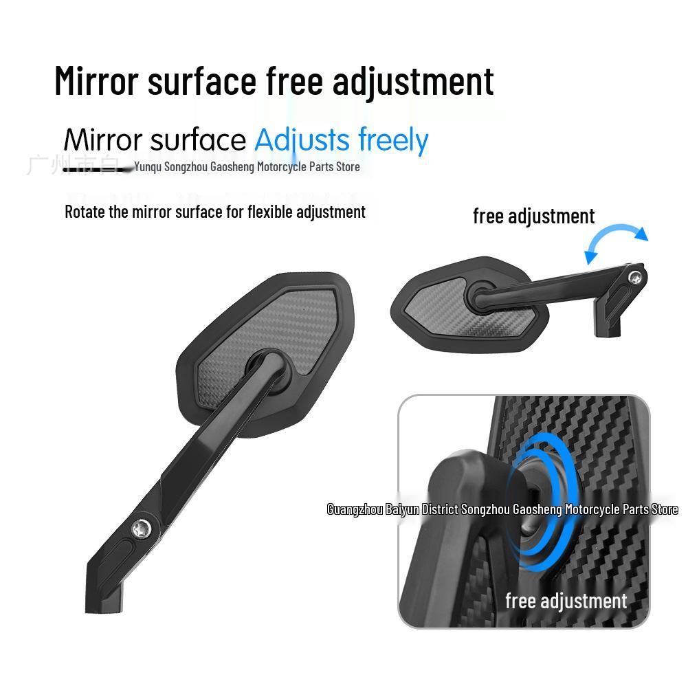 Honda ADV350 NWG150 Motorcycle Folding Reflective Mirrors, Aluminum Alloy & Carbon Fiber