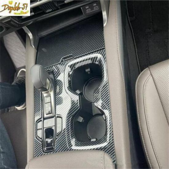 2X Carbon Fiber Gear Shift Box Panel Cover Trim For Lexus RX350 350h RX500h