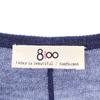 8100 Wool Long Sleeve Knit One Piece S Navy System Ron Herman Women Used