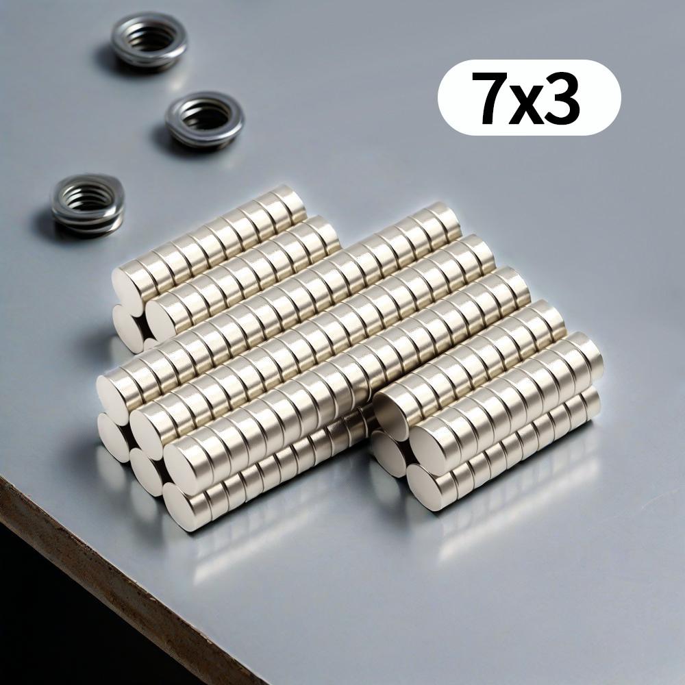 7X3MM imans Round Refrigerator magnets for Office Whiteboard Suitable Tools Home Workplace, Etc 7*3
