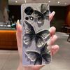 Nova12 Hülle Klar Luxus Mode Schmetterling Blume Weiches TPU Silikon Rückabdeckung Für Huawei Nova 12 Pro Transparente Handyhüllen
