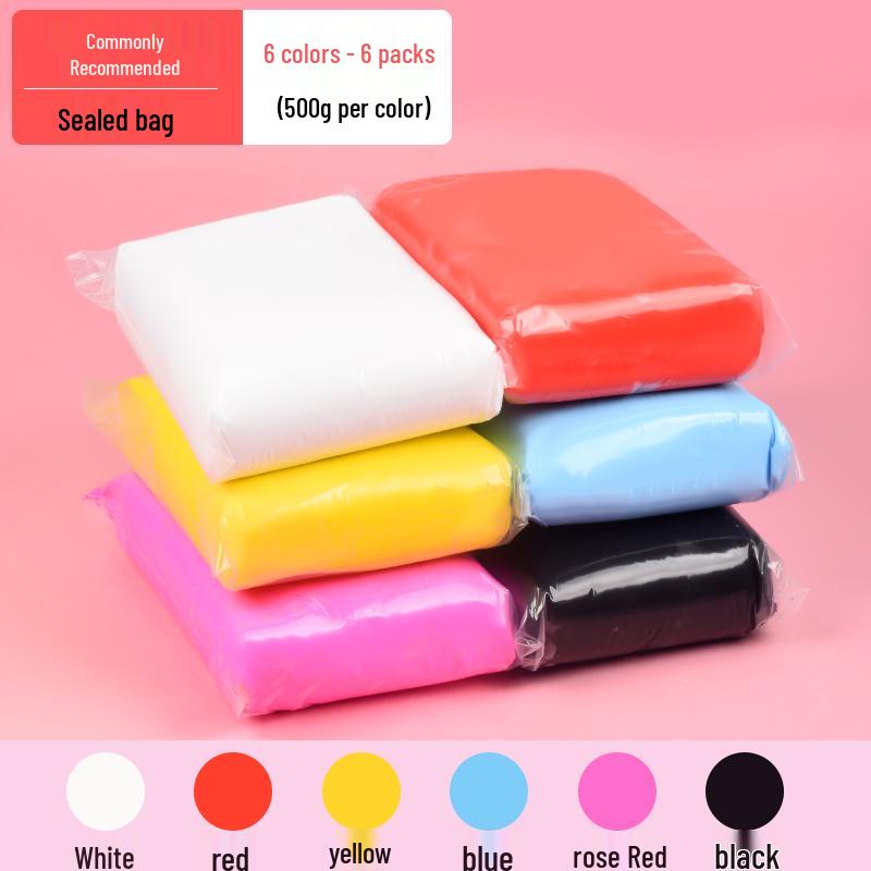 500g Large Pack Space Clay for Kids' Handmade DIY Projects