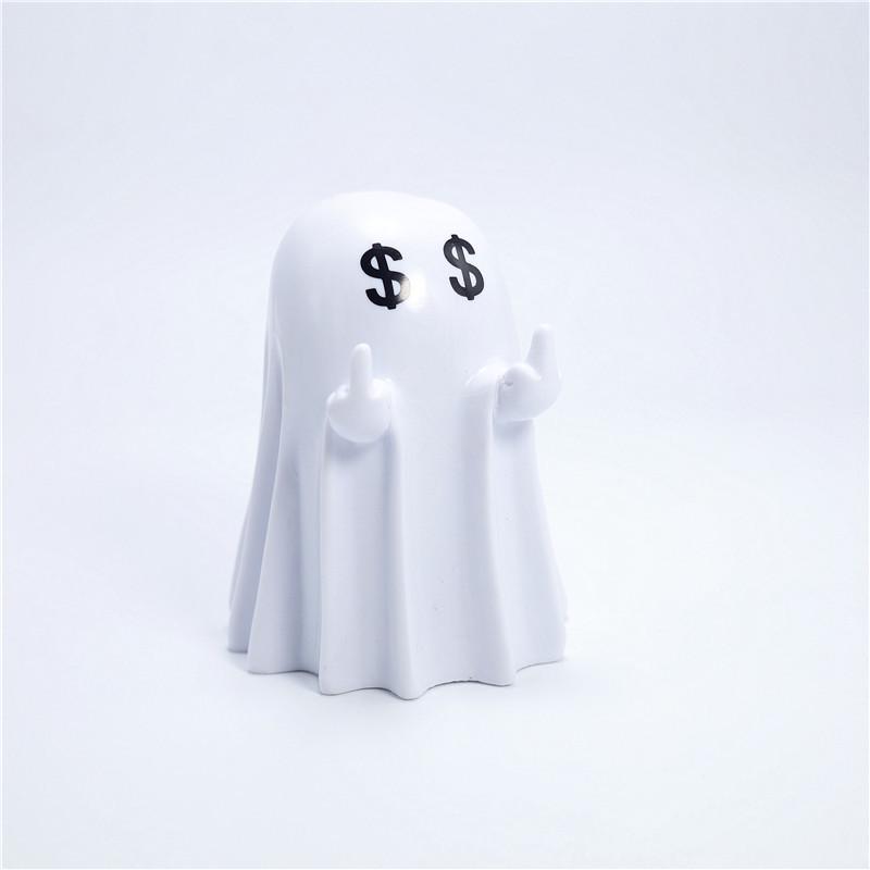 Christmas Middle Finger Ghost Ornament - Cute Holiday Decoration for Friends