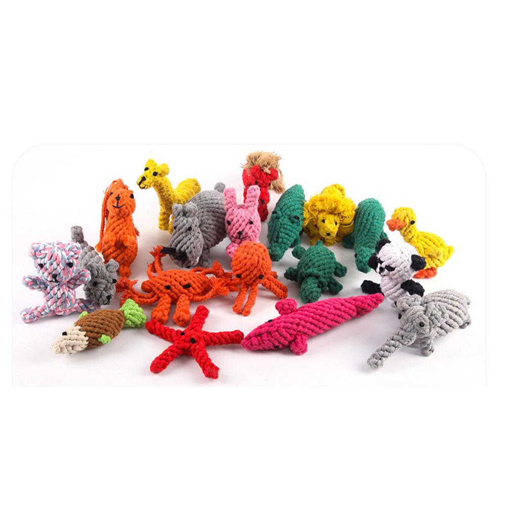 Soft Teeth Cleaning Cotton Rope Puppy Interactive Pet Supplies Chew Toy Cotton Rope Toy Dog Toy