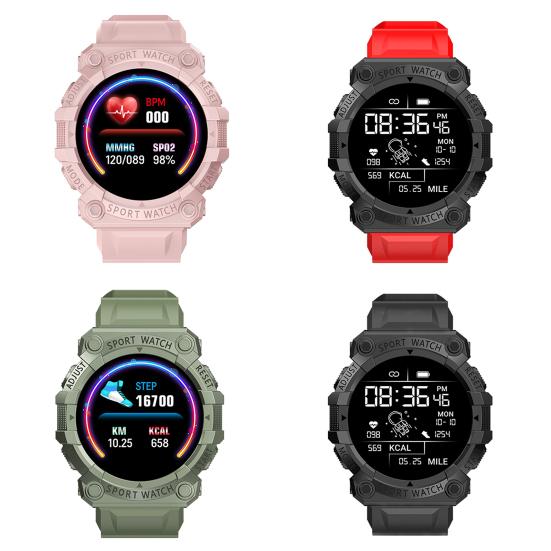 FD68S Smartwatch 1,44 inch Groot Scherm HD-compatibel Weerweergave Slimme Wekker Helderheidsaanpassing Gezondheidsmonitoring Hartslag