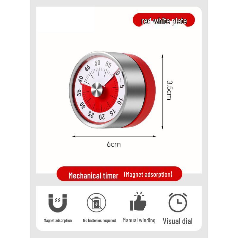 Магнитный механический таймер для детей: Самодисциплина Кухня Обратный отсчет Напоминание