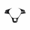 For Volkswagen VW Jetta MK6 2015 2016 2017 2018 Carbon Fiber Look ABS Car Interior Steering Wheel Frame Trim Cover