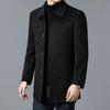 American Series New Men'S Daily Casual Classic Versatile Solid Color Side Double Pocket Easy Design Handsome Luxury Windbreaker