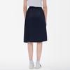 Fila Solid Color Woven Pleated Midi Skirt Women Skirts Legendary-Blue F11W221304FNV