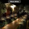 Christmas Solar-powered Firework Lights Garden Landscape Lighting Outdoor Decorative Lights 60/90/120 LED Lawn Lights for Garden and Pathway