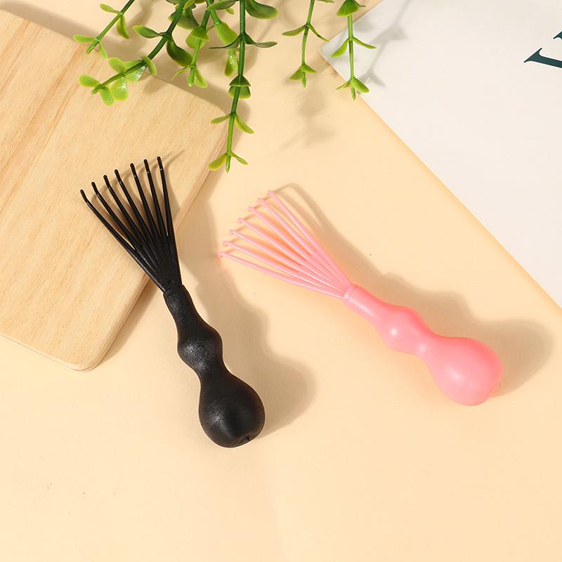 1 szt. Szczotka do włosów Grzebień Czyścik Czyszczenie Usuwanie włosów Rękojeść Osadzone narzędzie