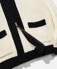 Vastic Colorway Zip-Up Knit_White / Black