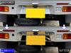 BRIGHTZ Chrome Rear License Plate for Hijet Truck Hijet Truck S500P/S510P (Pre-facelift) [LICENSE-058] S500/S510/S 500/510