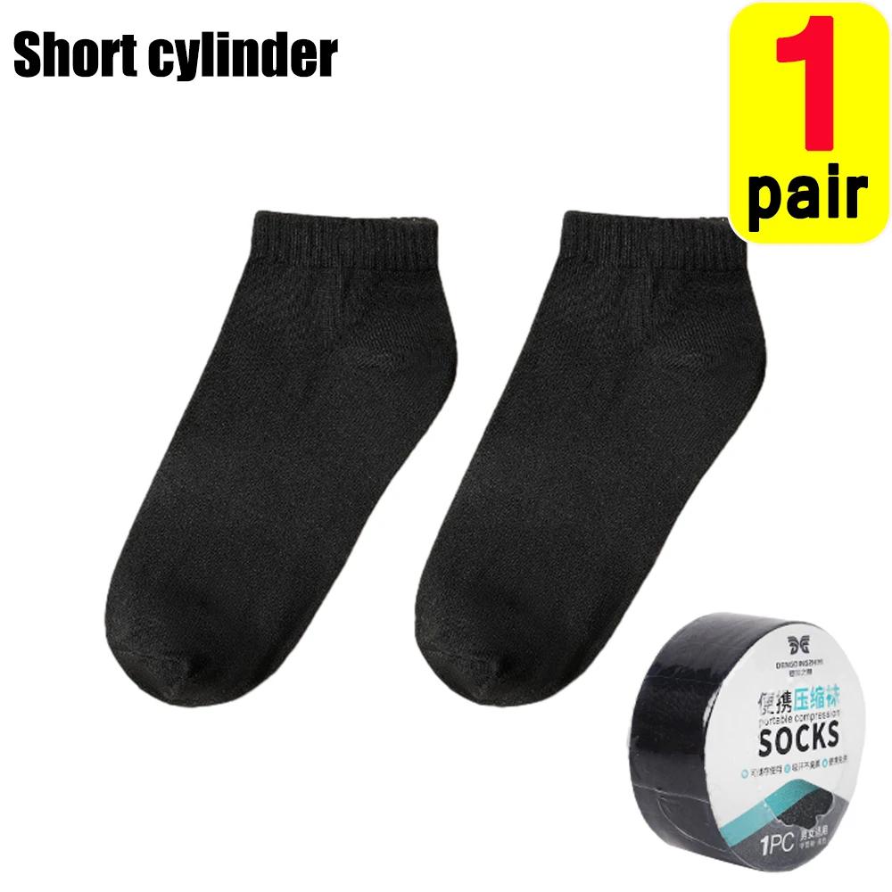 Disposable Travel Socks for Men Women Washable Compression Socks One Time Portable Compression Cotton Sock for Business Trips