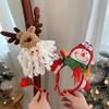 Xmas Snowman Hair Hoop Gingerbread Man Headband Lovely Christmas Hair Ornaments
