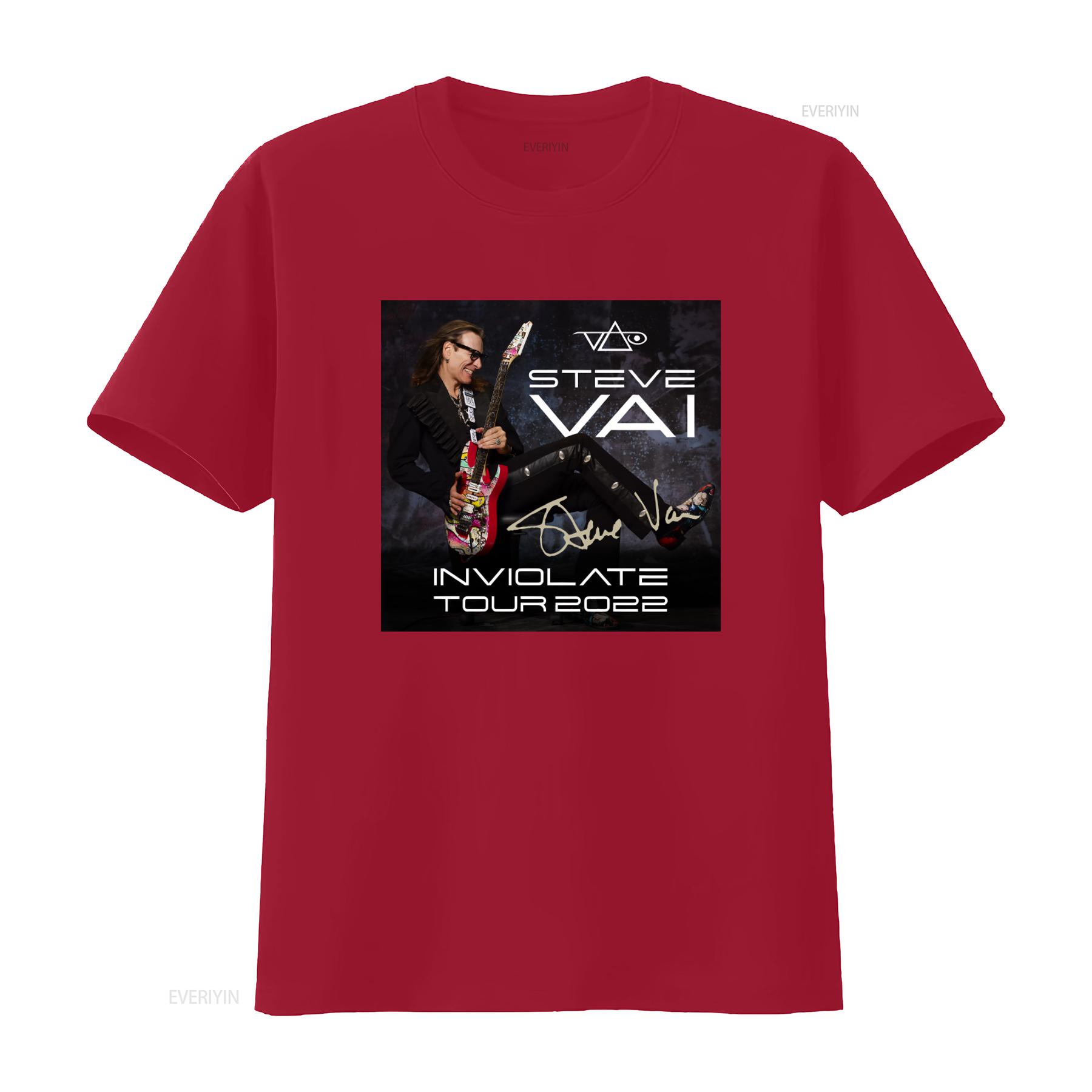 

STEVE VAI Inviolate Tour 2022 T shirt Cotton for S 234XL FR177 vintage Washed Stretched Comfortable Unisex S