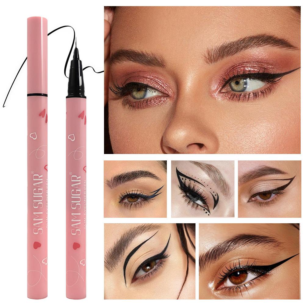 Ultra Slender Liquid Eyeliner, Fast Drying, Smooth Waterproof Eyeliner Pen, Long Lasting Lower Eyelash Pen Cosmetics