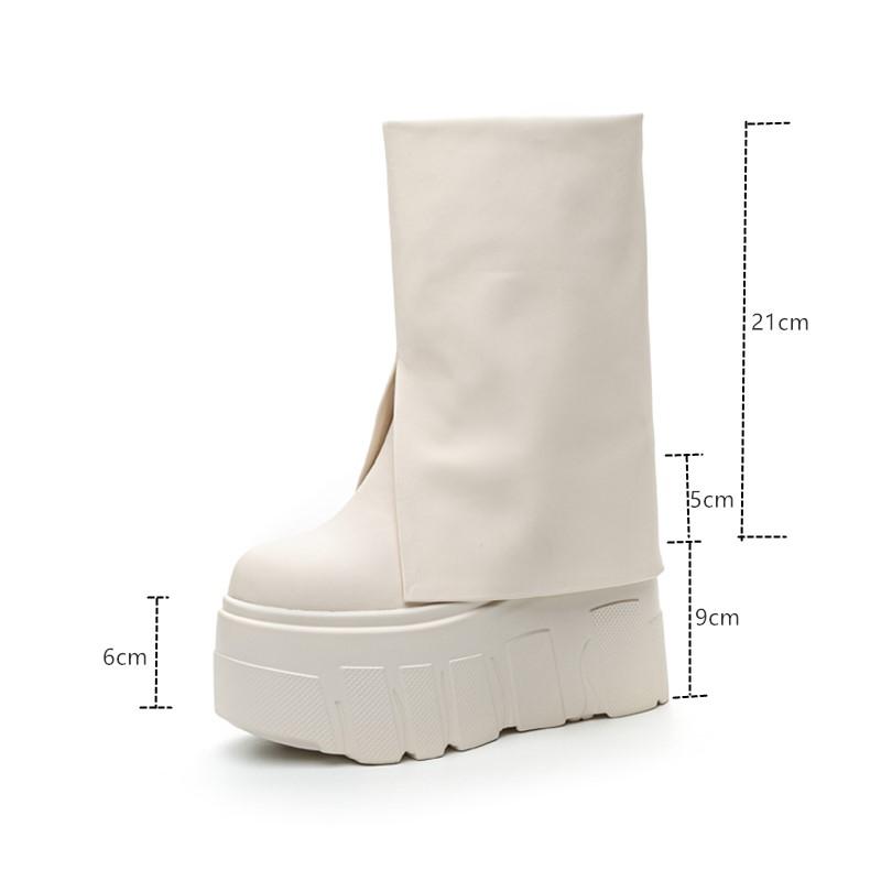Fashion AIYUQI Trouser Boots Women Platform High Heel 2025 Autumn New Fashion Women Ankle Boots Inner Heightened Women Ankle Boots