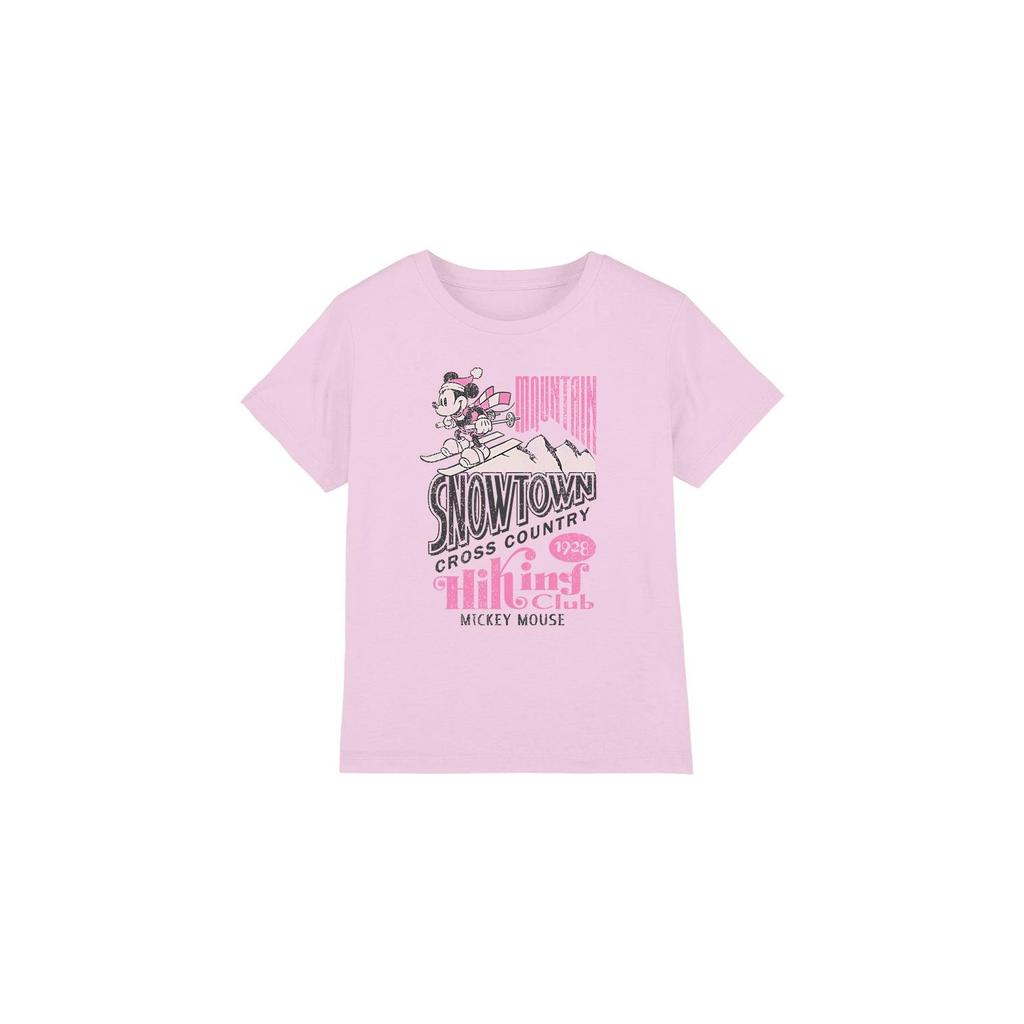 Disney Childrens/Kids Snowtown Ski Mickey Mouse T-Shirt