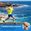 Patella Tendon Knee Strap for Pain Relief Basketball Stabilizer Brace Silicone Band Elasticity Fixed Supportion Patellar Ring