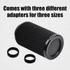 RYANSTAR Universal Clamp-On Air Filter Three Different Size 3In 3.5In 4 In High Flow Round Tapered Cone Closed-Top Cool Air Filter Cleaner Fit Compat