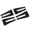 4 Pcs Stove Knob Safety Locks Silicone Universal Fit Oven Control Knob Locks Black