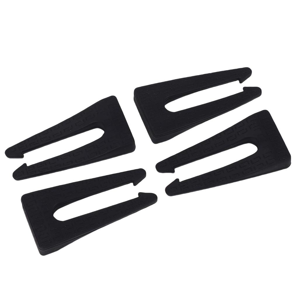 4 Pcs Stove Knob Safety Locks Silicone Universal Fit Oven Control Knob Locks Black