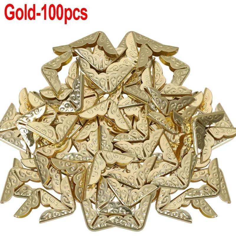 500/50x Photo Corner Protectors Albums Menus Books Folders Scrapbooking Edge Metal Corners Decoration Crafts Office Supplies