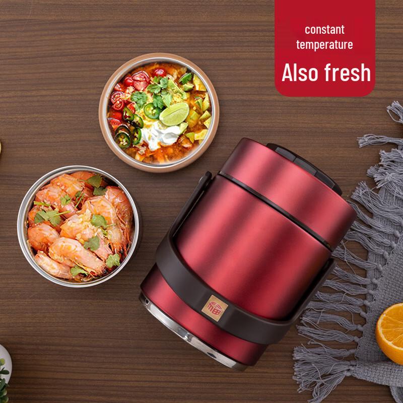 Portable 304 Stainless Steel Insulated Lunch Box