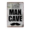 Man Cave Rule Metal Tin Sign Vintage Poster Home Bar Hotel Wall Painting Plaque Party Bar Public Decor 20*30 CM