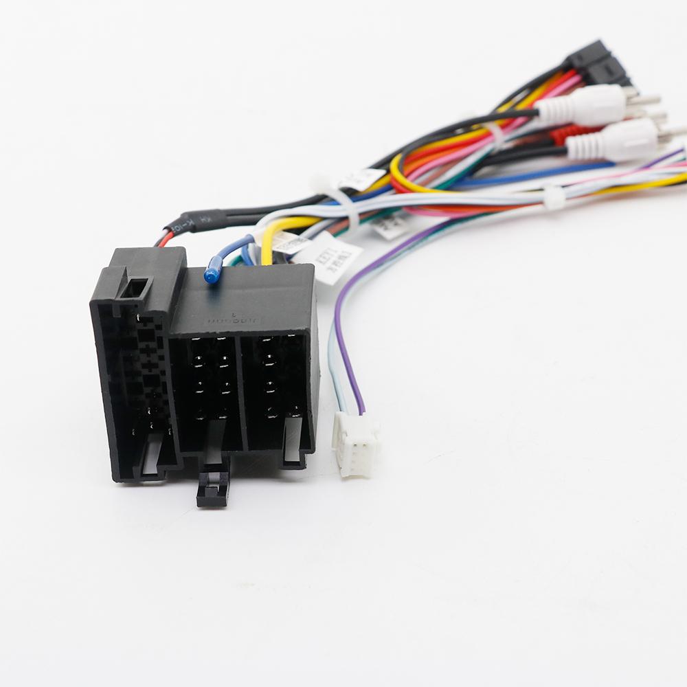 Car 16pin Wiring Harness Adapter Canbus Box Decoder Android Radio Power Cable For Fiat Bravo RP5-FT-002