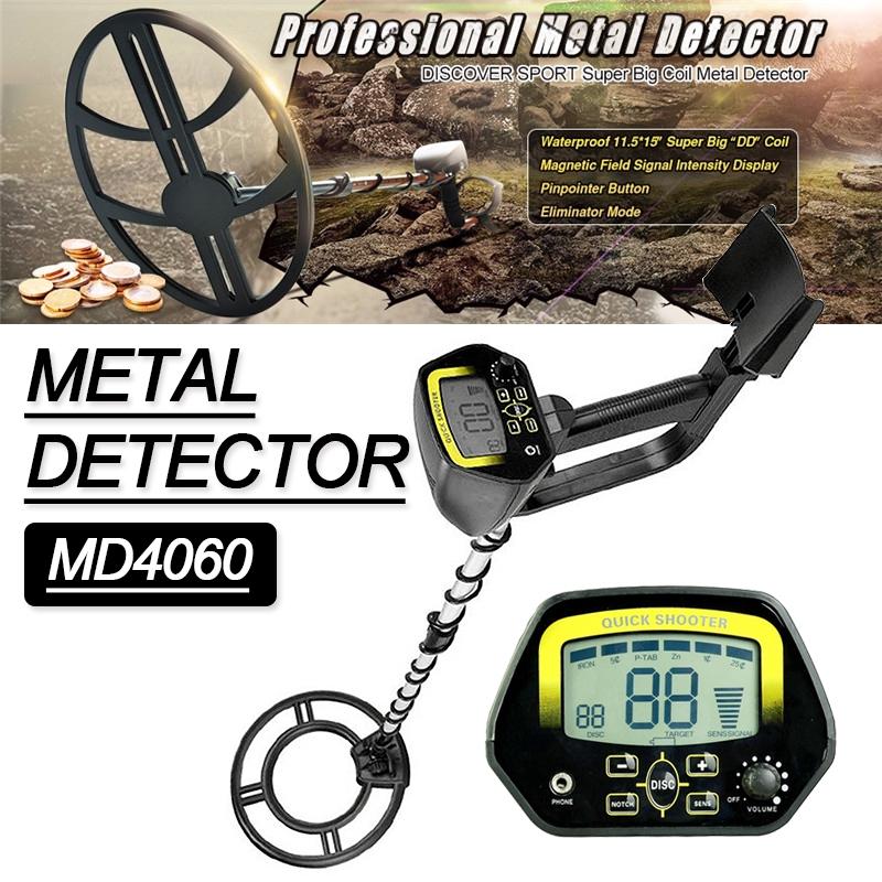 MD4060 Underground Metal Detector Gold Stud Finder Treasure Jewelry Digger Tool