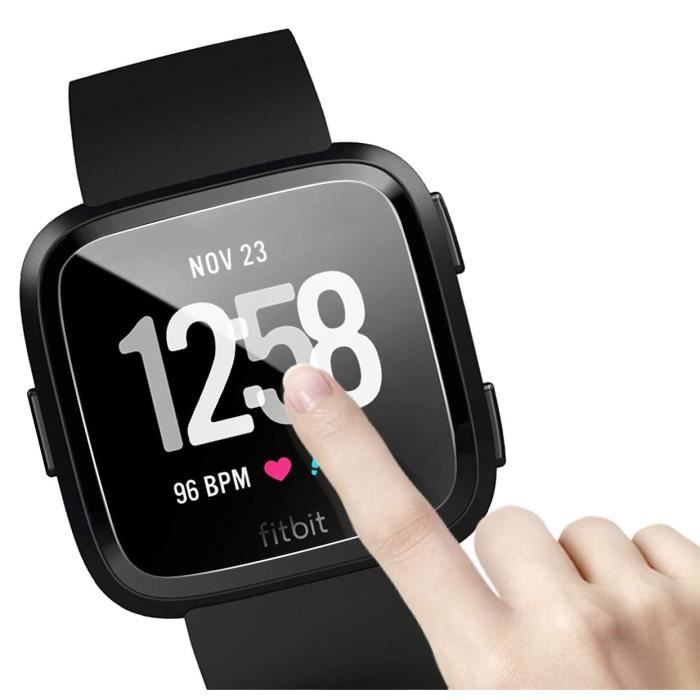 Verre Trempé pour Fitbit Versa - Fitbit Versa Lite - Film Vitre Protection Ecran Montre Connectée Phonillico®
