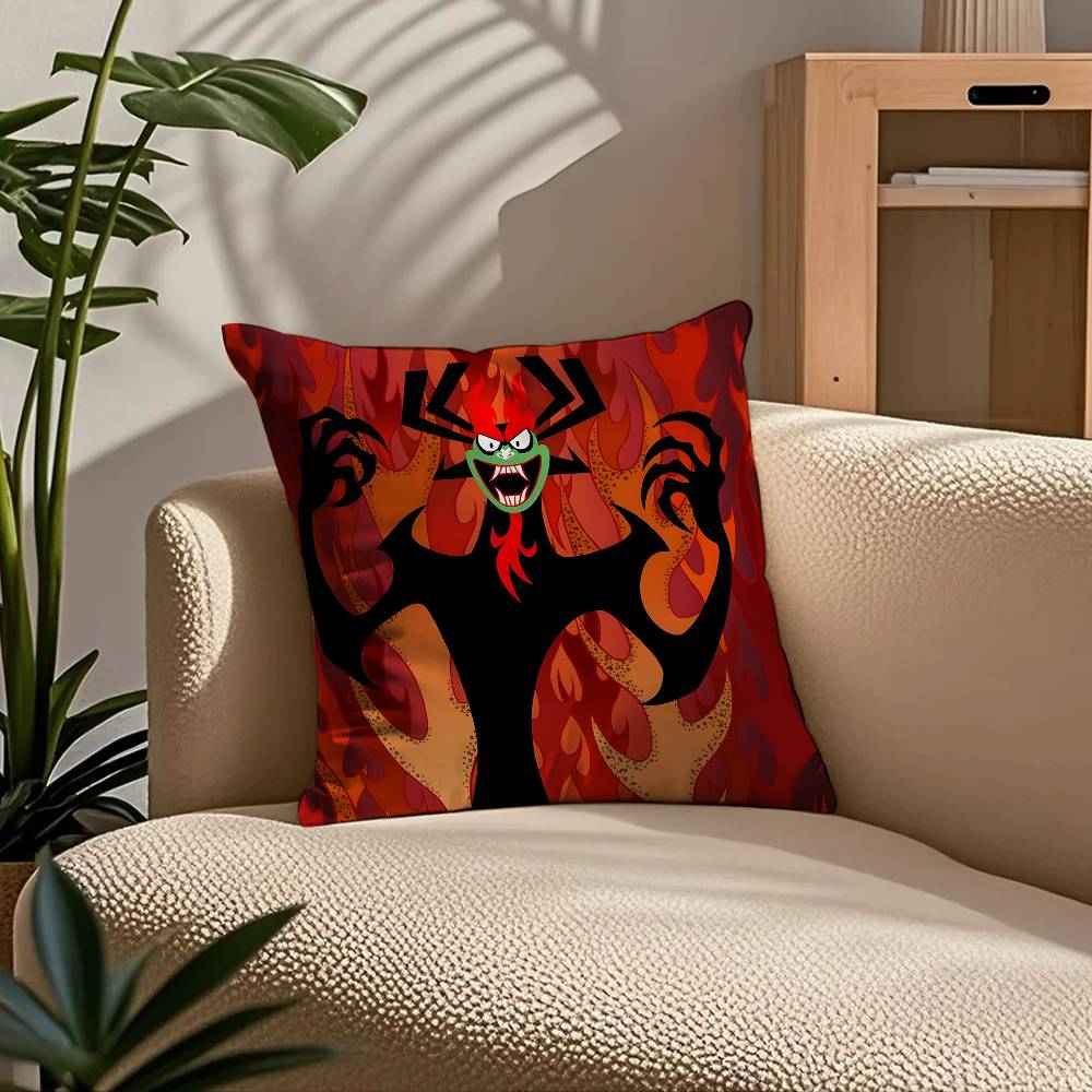 

Movie S-Samurai Jack Pillow Case Comfort Sofa Bed Silky elegant Invisible zipper Custom Decorative cushion cover 30X30cm