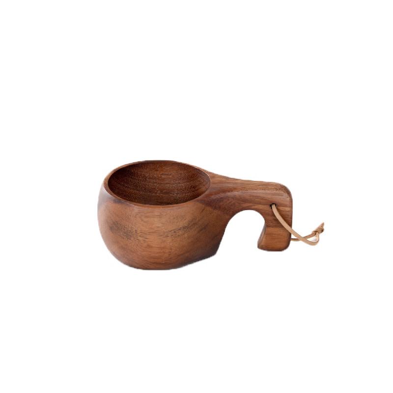Wooden Finnish Style Handle Mug
